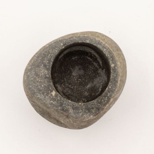 Natural Riverstone Decorative Pestle & Mortar -Medium (aprox 12x8cm) from our luxury natural riverstone decorative pestle & mortars collection