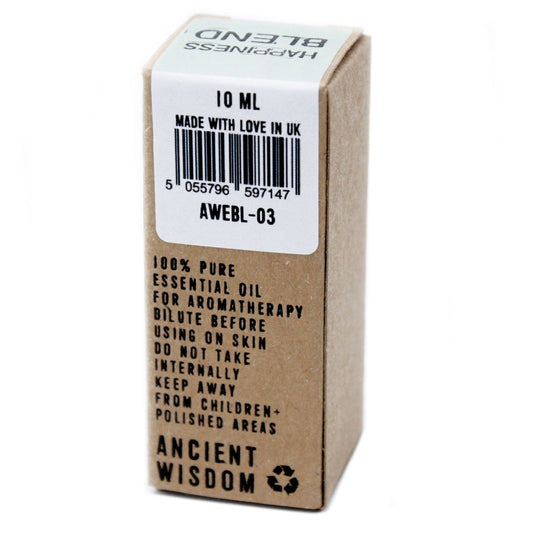 Happiness Essential Oil Blend - Boxed - 10ml from our luxury premium essential oil blends collection