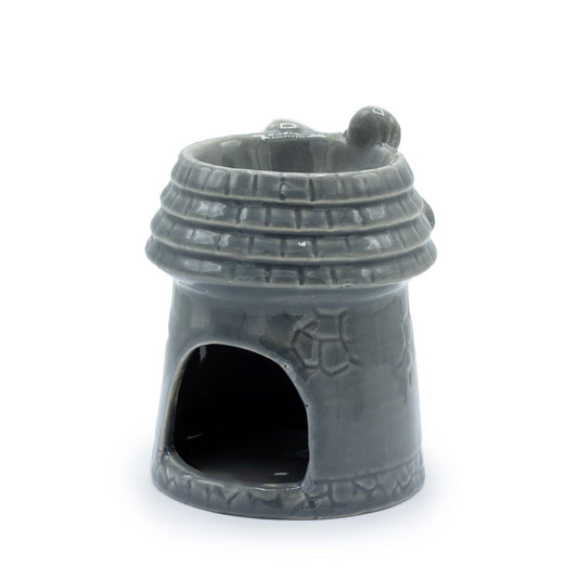 Windmill Oil Burner - Grey from our luxury various shaped ceramic oil burners collection
