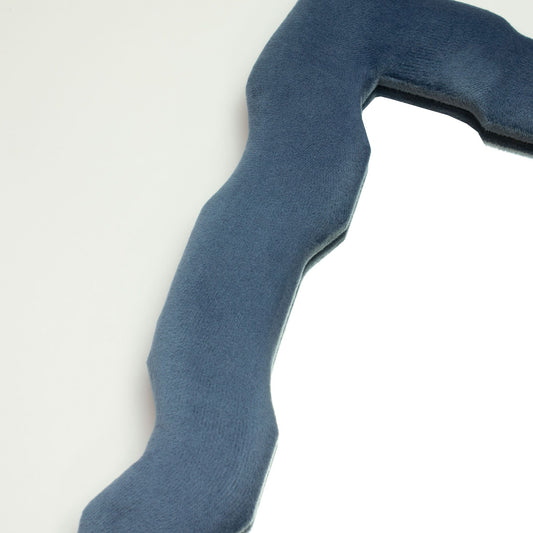 Photo 2 of Soft Squiggly Mirror – Chunky Frame – Royal Blue Wall Mirror featuring authentic premium craftsmanship.