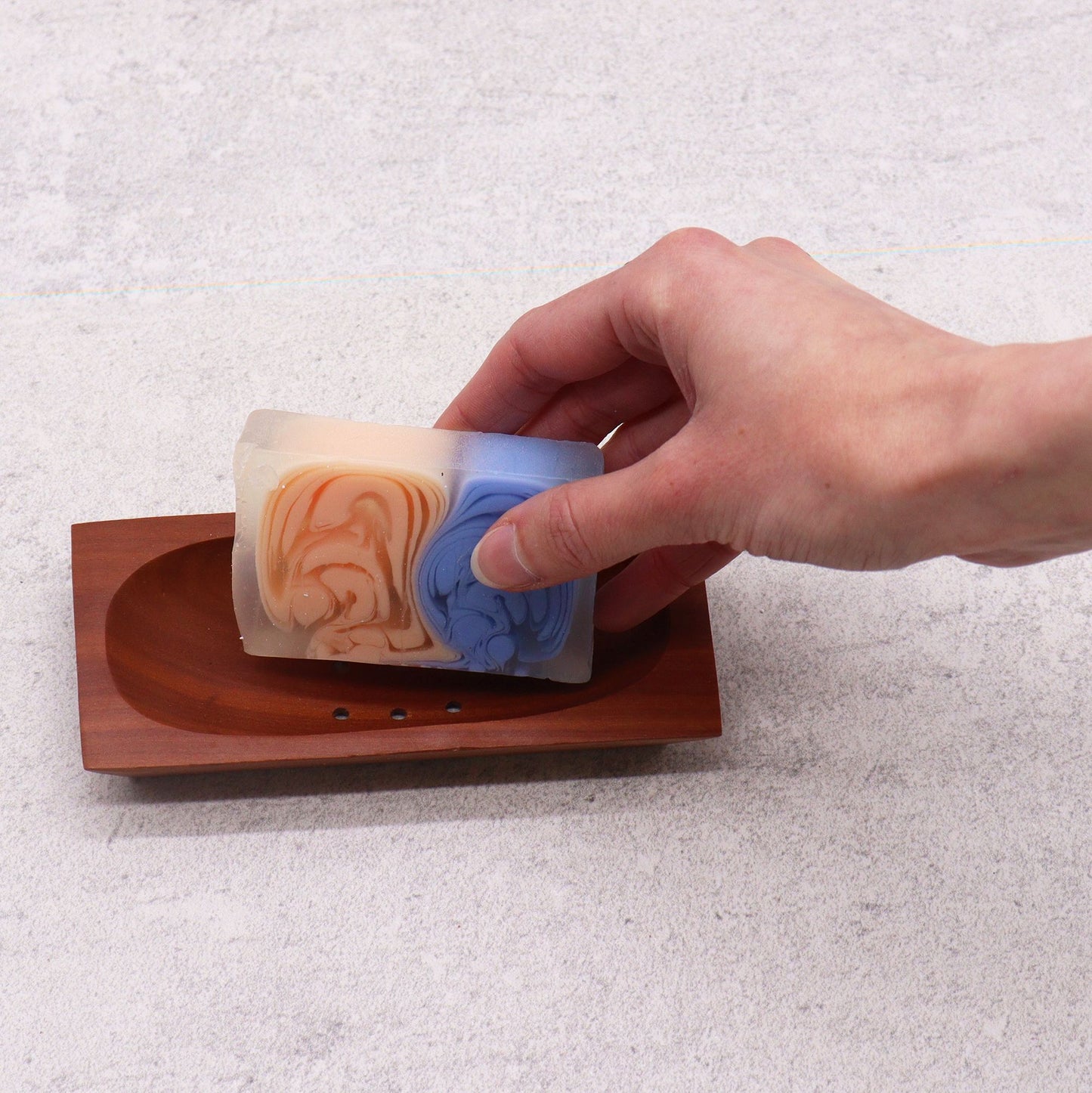 Classic Mahogany Soap Dish - Rectangle from our luxury classic mahogany soap dishes collection