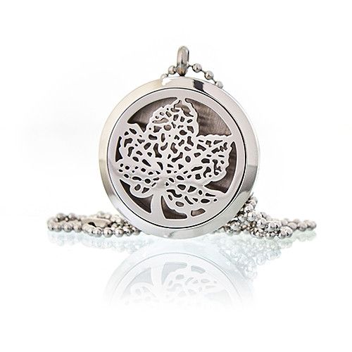Aromatherapy Diffuser Necklace - Leaf 30mm from our luxury aromatherapy diffuser necklaces collection