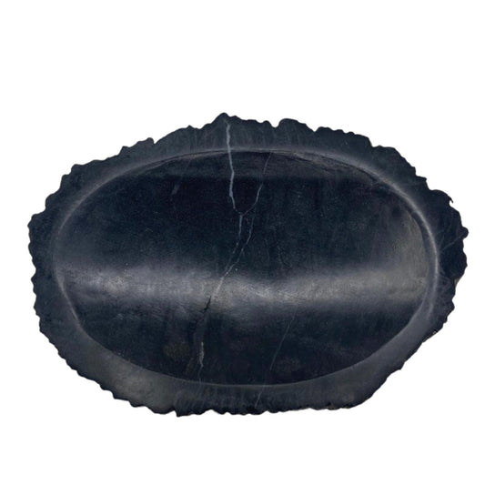 Petrified Wood Brown/Black Soap Dish from our luxury stone soap dishes collection