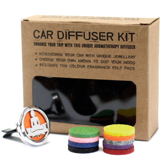 Car Diffuser Kit - Lotus Buddha- 30mm from our luxury aromatherapy car diffuser kits collection