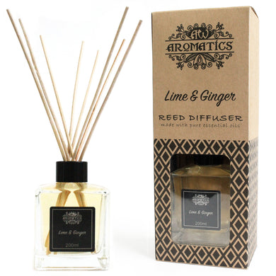 200ml Lime Ginger Essential Oil Reed Diffuser