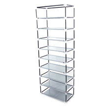 Load image into Gallery viewer, Fashionable Non-woven Fabric Shoe Rack Grey
