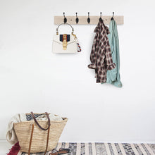 Load image into Gallery viewer, Rustic Wooden wall coat hanger
