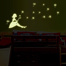 Load image into Gallery viewer, Dandelion glow in the dark stickers - Giftexonline
