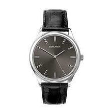Load image into Gallery viewer, Sekonda Men&#39;s Grey Dial Analogue Leather Strap Watch 1533
