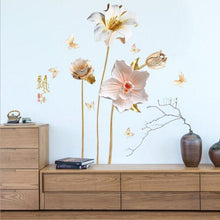 Load image into Gallery viewer, Flower 3D Wallpaper Wall Stickers Decor - Giftexonline
