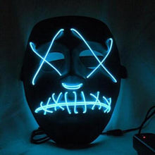 Load image into Gallery viewer, Halloween Led Glowing Full Face Mask
