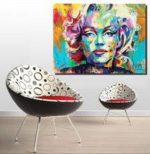 Load image into Gallery viewer, Marilyn Monroe Portrait Oil Painting - Giftexonline
