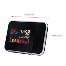 Load image into Gallery viewer, Digital LED Projection Alarm Clock
