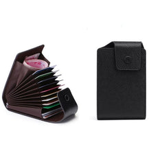 Load image into Gallery viewer, Leather Wallet Credit Card Holder RFID Blocking

