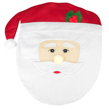 Load image into Gallery viewer, CC Santa Toilet Seat Cover &amp; Mat Set
