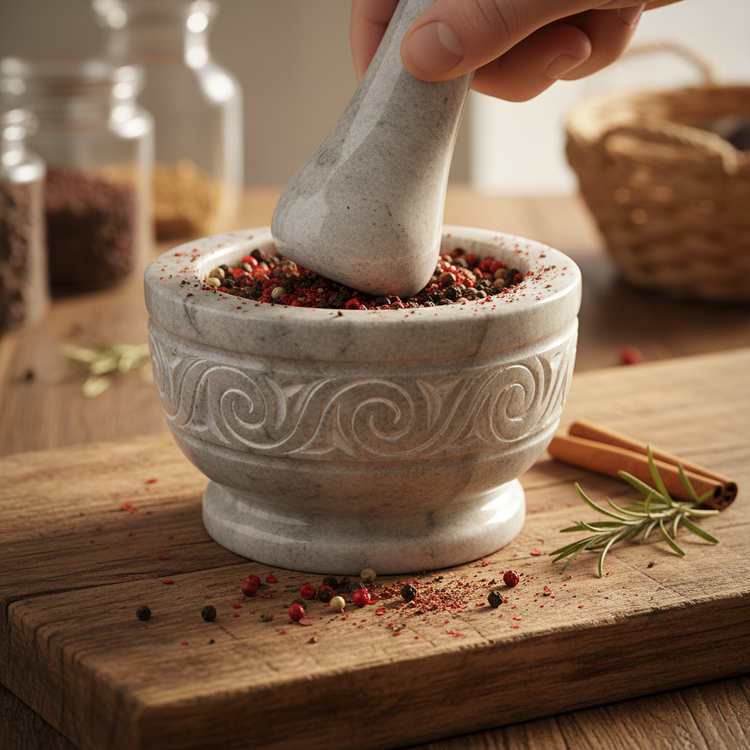 Decorative Pestle and Mortars