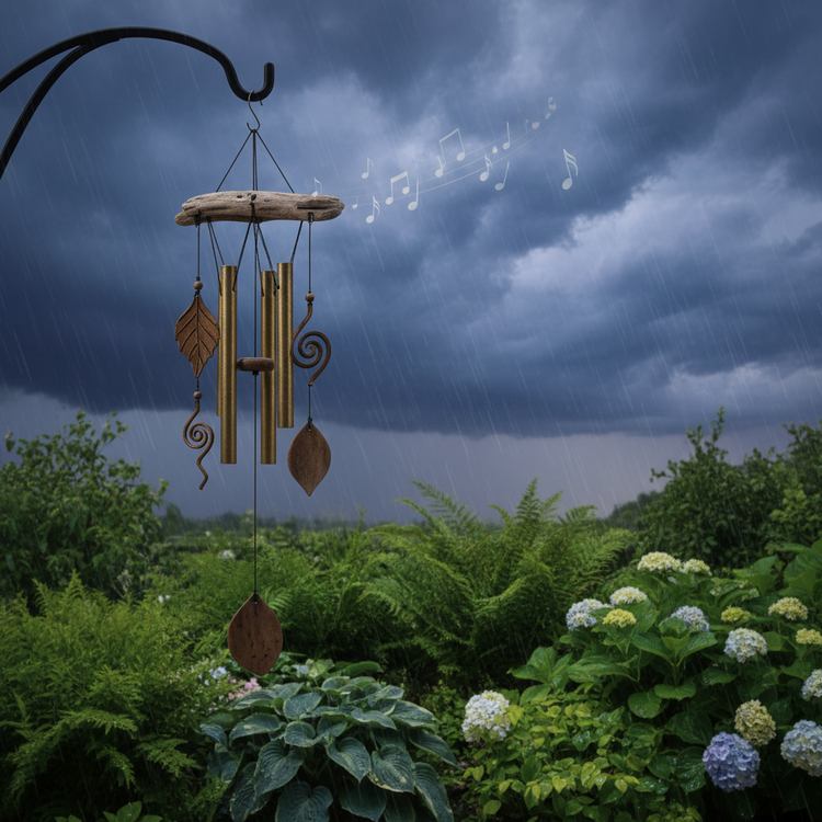 Hanging Wind chimes and Mobiles