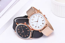 Load image into Gallery viewer, Fashion Creative Quartz Watches Couple Watches Digital Mesh Band Watches
