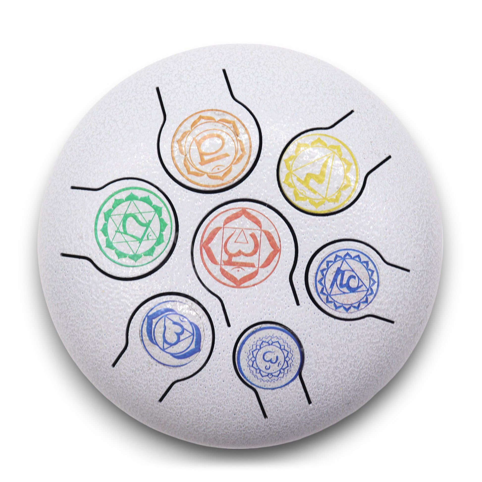 Photo 3 of Hapi Drum 7 Chakra - 18cm Meditation Drum Premium Edition featuring authentic premium craftsmanship.