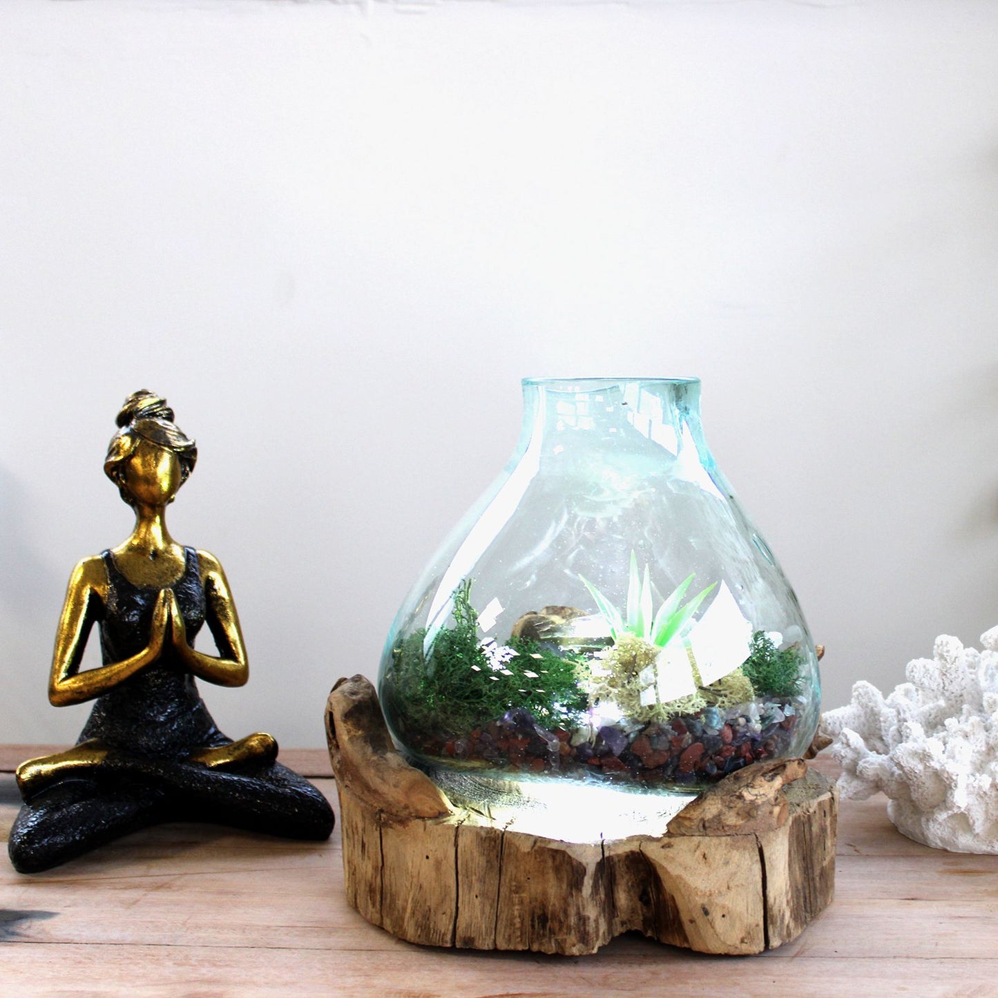Photo 8 of Molten Glass Large Fish Tank 3.7 Litre Luxury Decor featuring authentic premium craftsmanship.