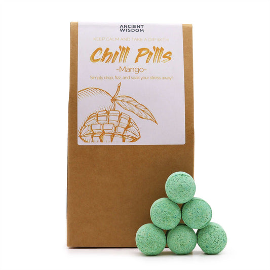Chill Pills Gift Pack 350g - Mango lifestyle product photo on neutral background