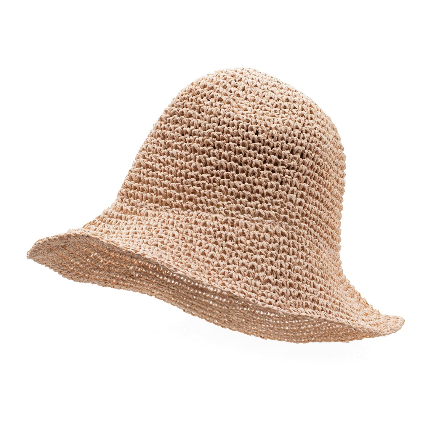 Photo 5 of Nomad Sari Floppy Straw Sun Hat - Rose Blush Sun Beach Hat featuring authentic premium craftsmanship.