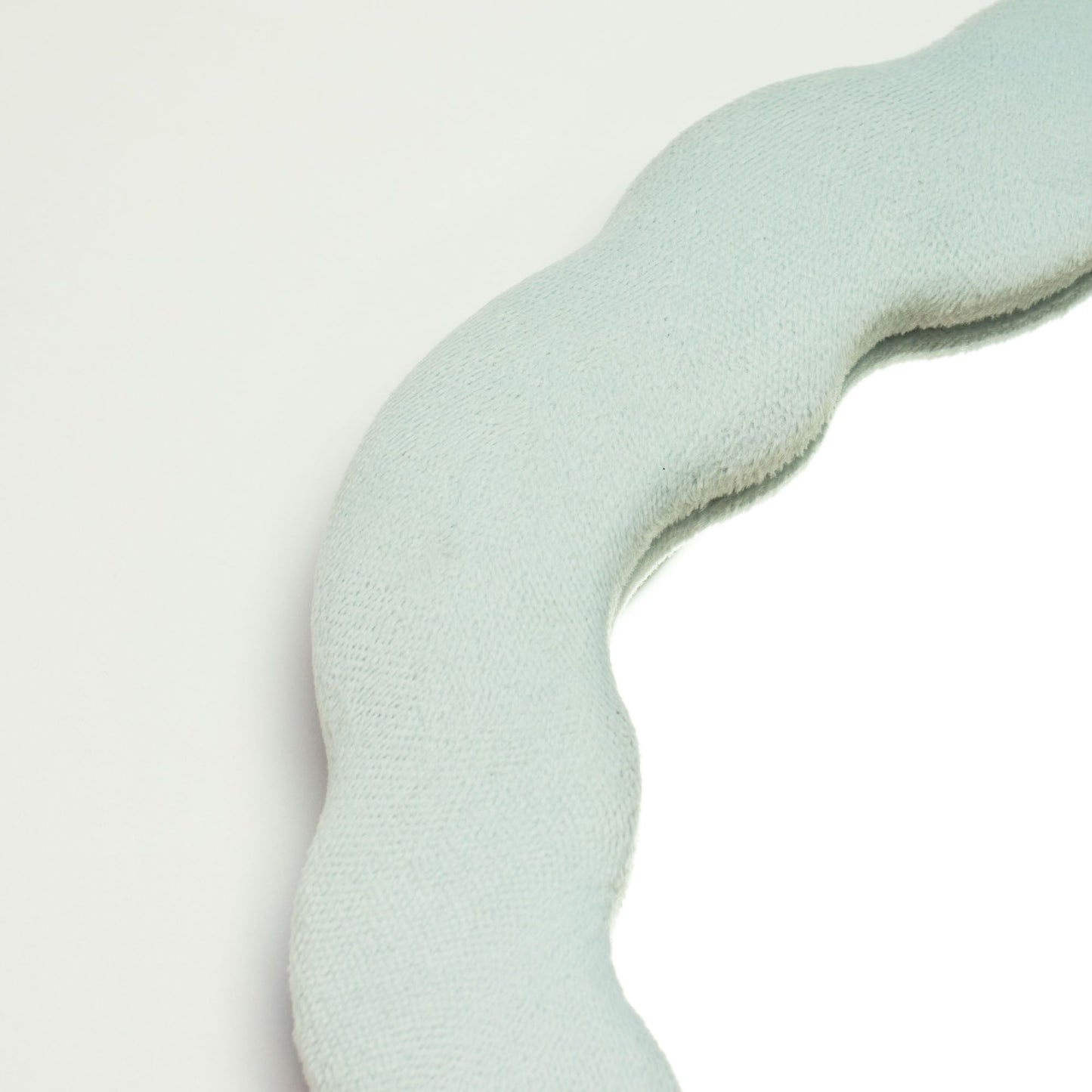 Photo 4 of Soft Squiggly Mirror – Cloud – Cloud Blue Wall Mirror featuring authentic premium craftsmanship.
