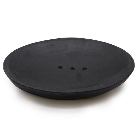 Oval Black Marble Soap Dish from our luxury stone soap dishes collection