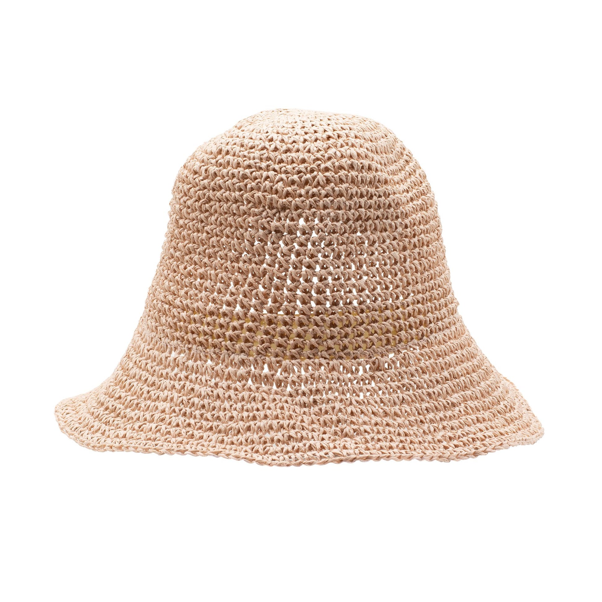 Photo 6 of Nomad Sari Floppy Straw Sun Hat - Rose Blush Sun Beach Hat featuring authentic premium craftsmanship.