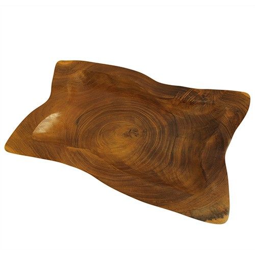 Teak Square Plates  aprox 20cm from our luxury teak root baskets collection