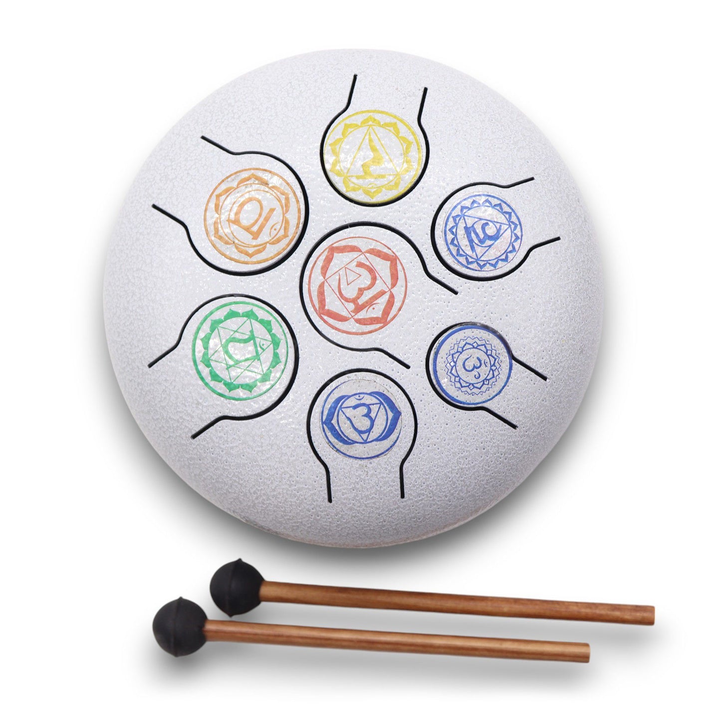 Photo 4 of Hapi Drum 7 Chakra - 18cm Meditation Drum Premium Edition featuring authentic premium craftsmanship.