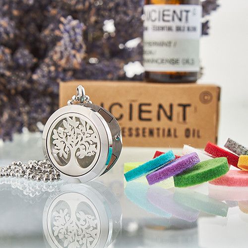 Aromatherapy Diffuser Necklace - Tree of Life 25mm from our luxury aromatherapy diffuser necklaces collection