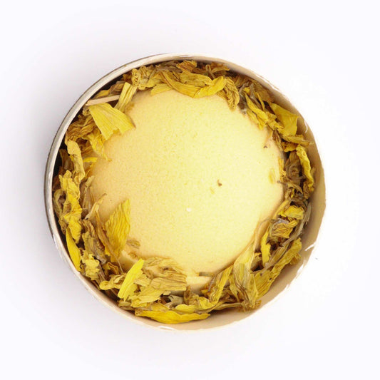 Sunflower Serenity lifestyle product photo on neutral background