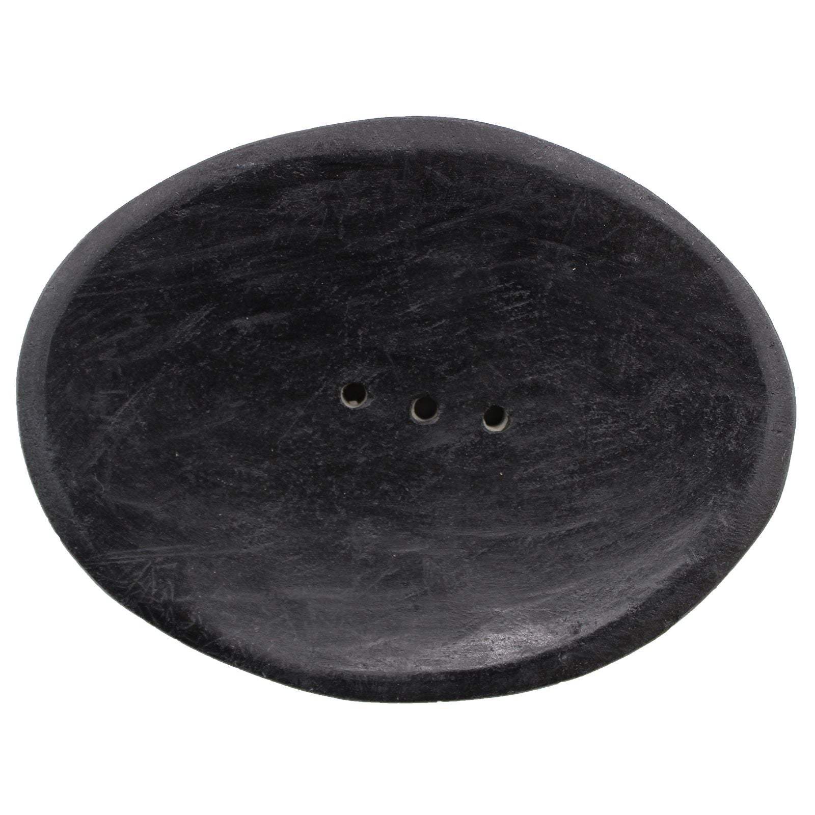 Oval Black Marble Soap Dish from our luxury stone soap dishes collection
