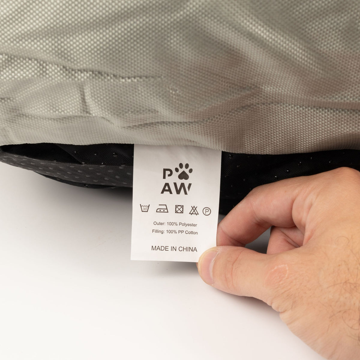 PAW Bed – Medium Khaki Beige – 70 × 60 × 15cm