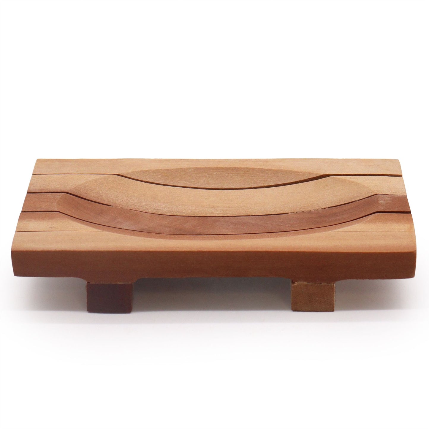 Classic Mahogany Soap Dish - Grid Drainer from our luxury classic mahogany soap dishes collection