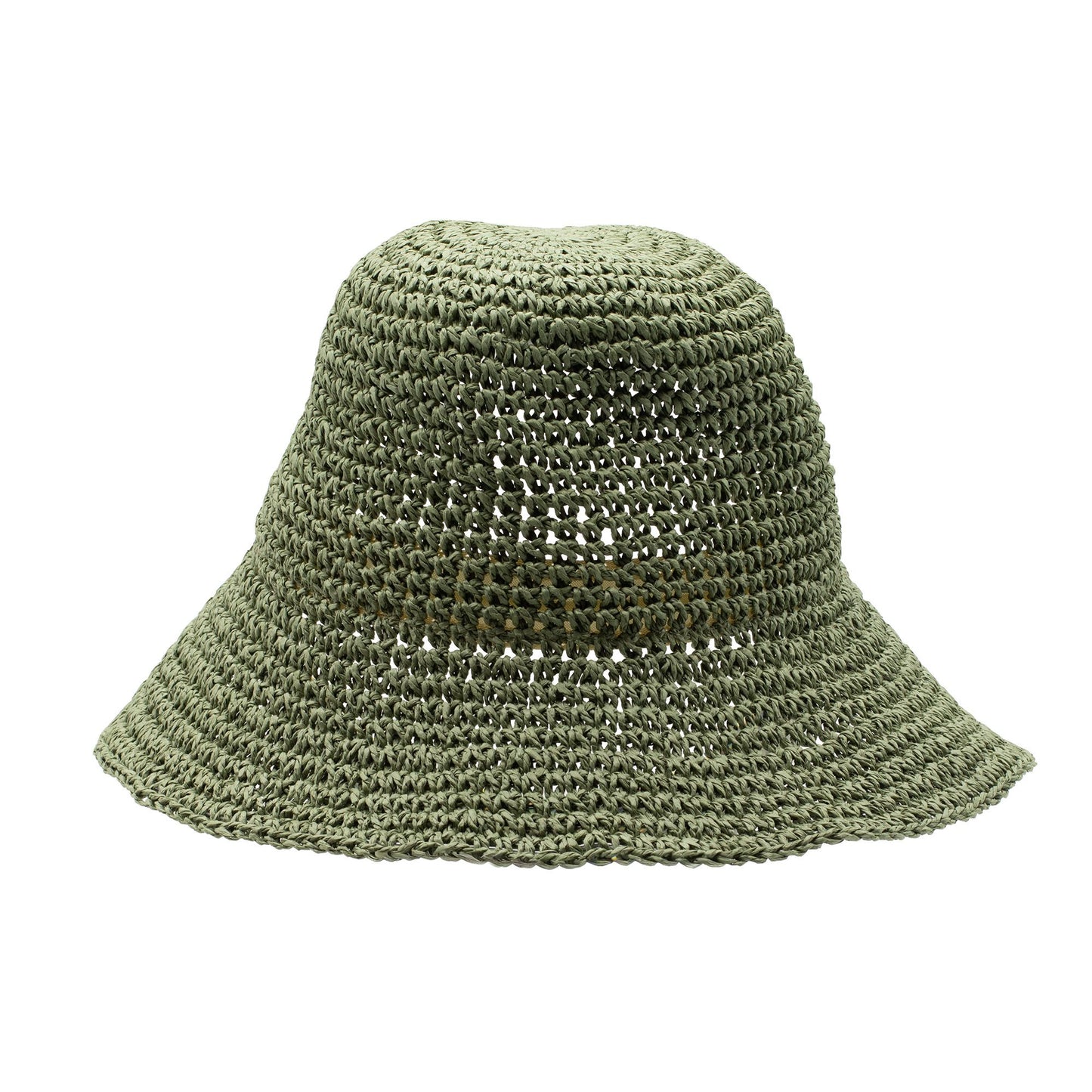 Photo 2 of Nomad Sari Floppy Straw Sun Hat - Moss Green Sun Beach Hat featuring authentic premium craftsmanship.