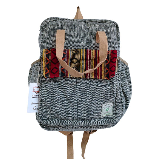 Hemp Adventure Backpack - Annapurna lifestyle product photo on neutral background