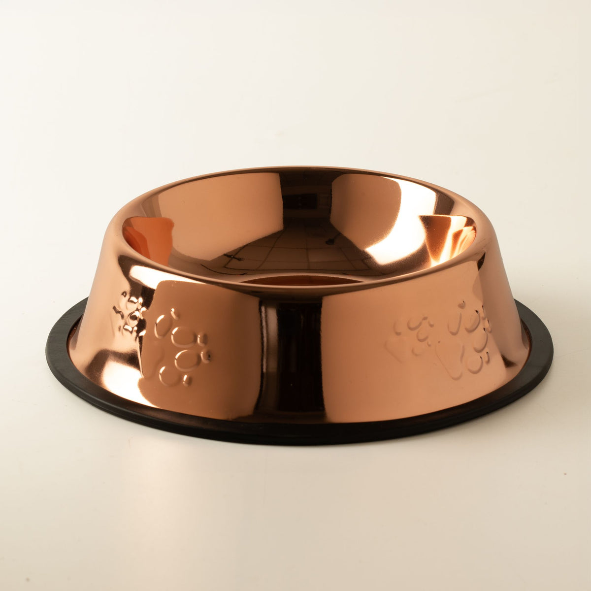 PAW Copper-Style Stainless Steel Pet Bowl – 18cm