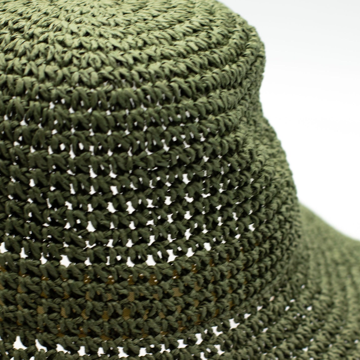 Photo 3 of Nomad Sari Floppy Straw Sun Hat - Moss Green Sun Beach Hat featuring authentic premium craftsmanship.