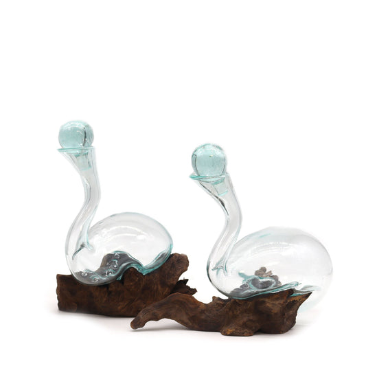 Photo 2 of Molten Glass On Wood - Wine Decanter Luxury Decor Premium Ed featuring authentic premium craftsmanship.