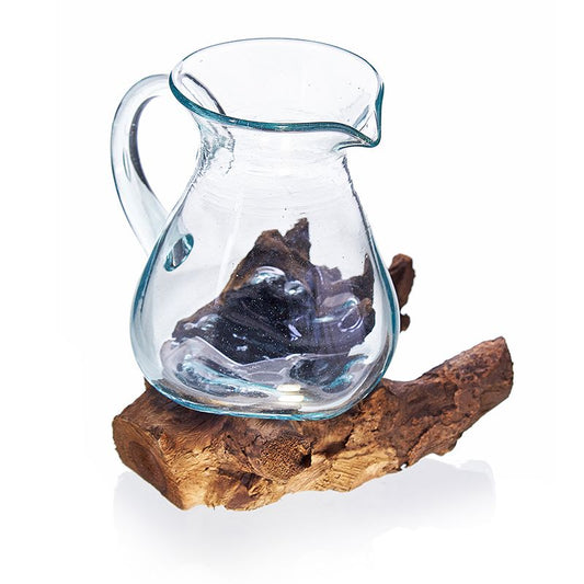Photo 1 of Molten Glass On Wood- Water Jug Luxury Decor Premium Edition featuring authentic premium craftsmanship.