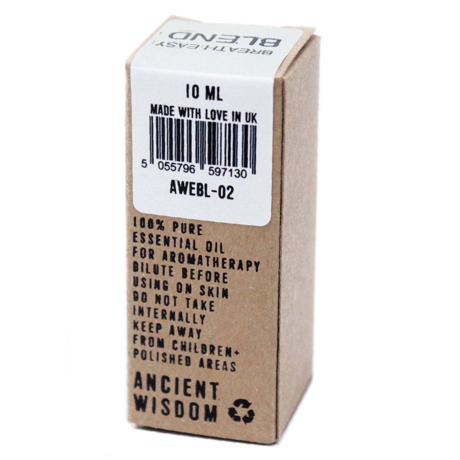 Breathe Easy Essential Oil Blend - Boxed - 10ml from our luxury premium essential oil blends collection