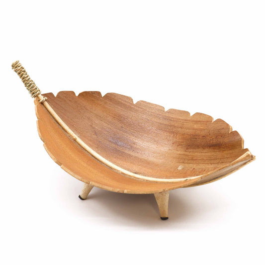 Coconut Leaf Large Fruit Bowl - Natural from our luxury coconut leaf fruit bowl sets & tea stands collection