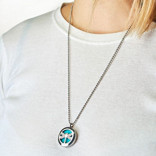 Aromatherapy Diffuser Necklace - Flower of Life 25mm from our luxury aromatherapy diffuser necklaces collection
