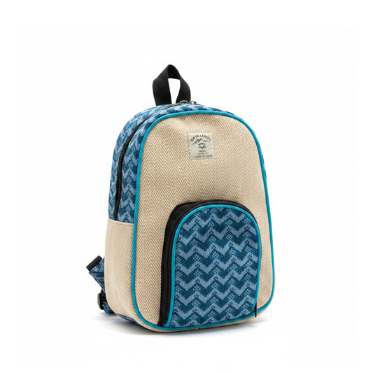 Medium Kathmandu Backpack – Dhaka Design (30x21x9cm) lifestyle product photo on neutral background