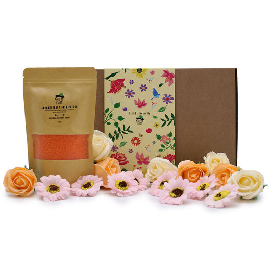 Salt Soak Set - Total Detox lifestyle product photo on neutral background
