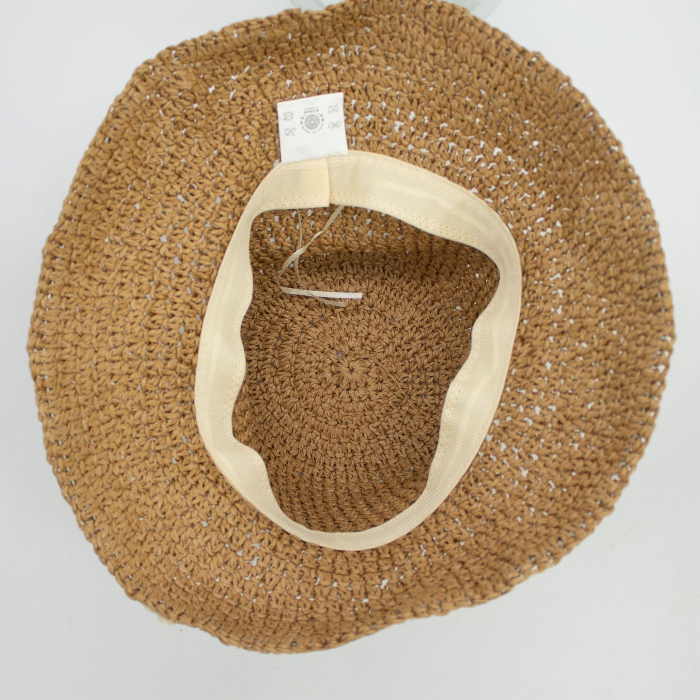 Photo 4 of Nomad Sari Floppy Straw Sun Hat - Coffee & Daisies featuring authentic premium craftsmanship.