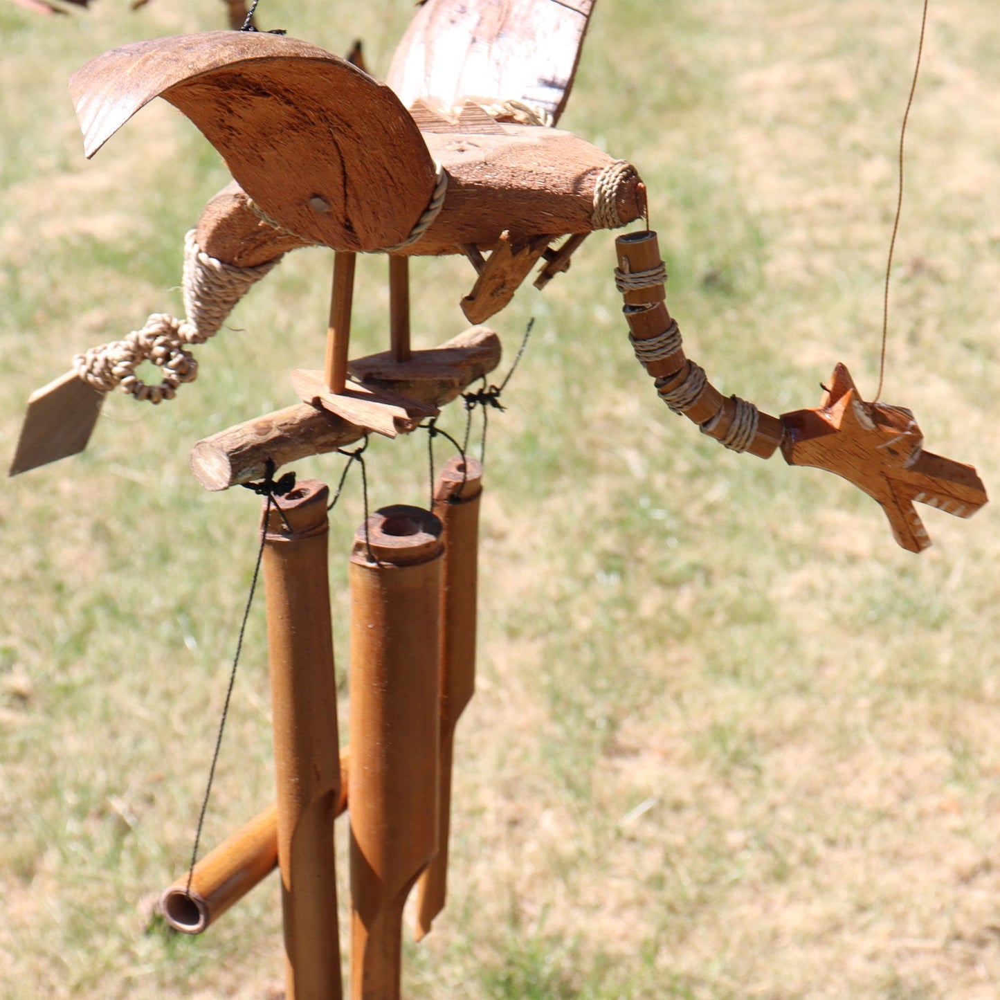 Coconut Dragon Wind Chimes from our luxury coconut dragon mobiles collection