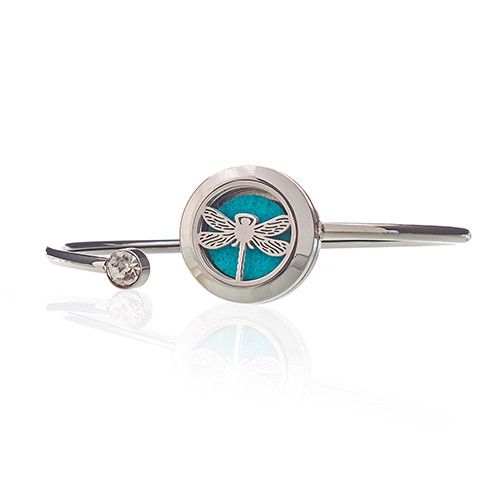 Aromatherapy Jewellery Crystal Bracelet - Dragonfly - 20mm from our luxury aromatherapy diffuser necklaces collection